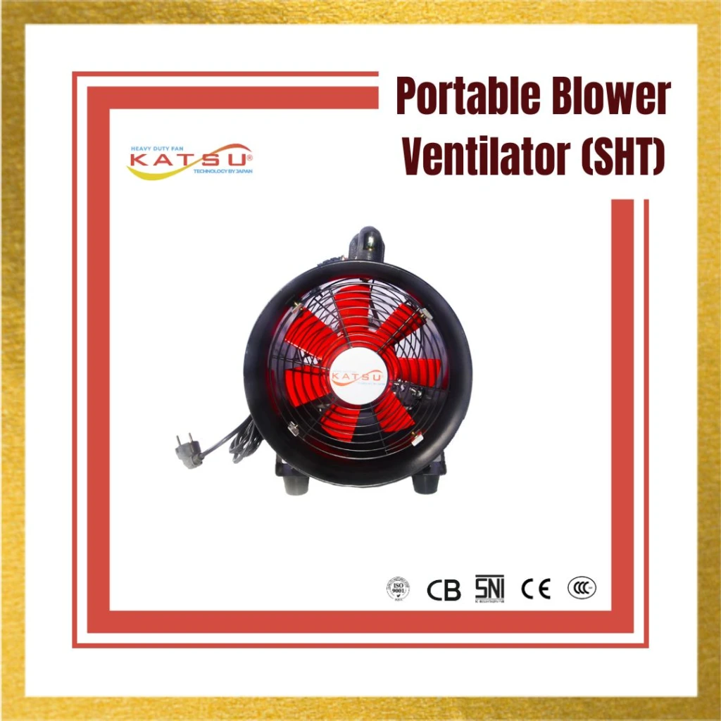 Portable & Flexible Duct Portable Blower Ventilator SHT 200 MM 8