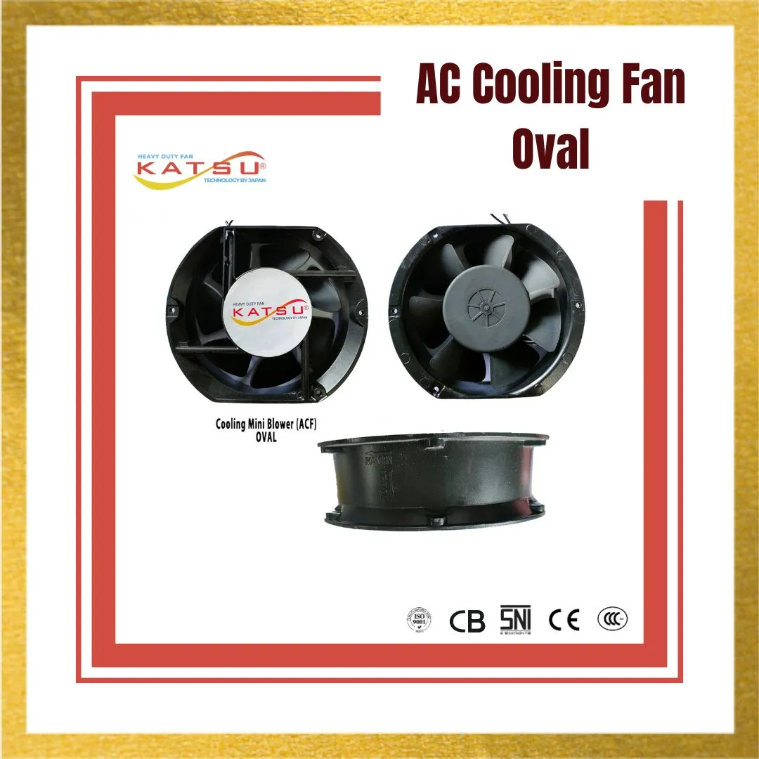 AC Cooling Fan 15 x 15 6" Oval