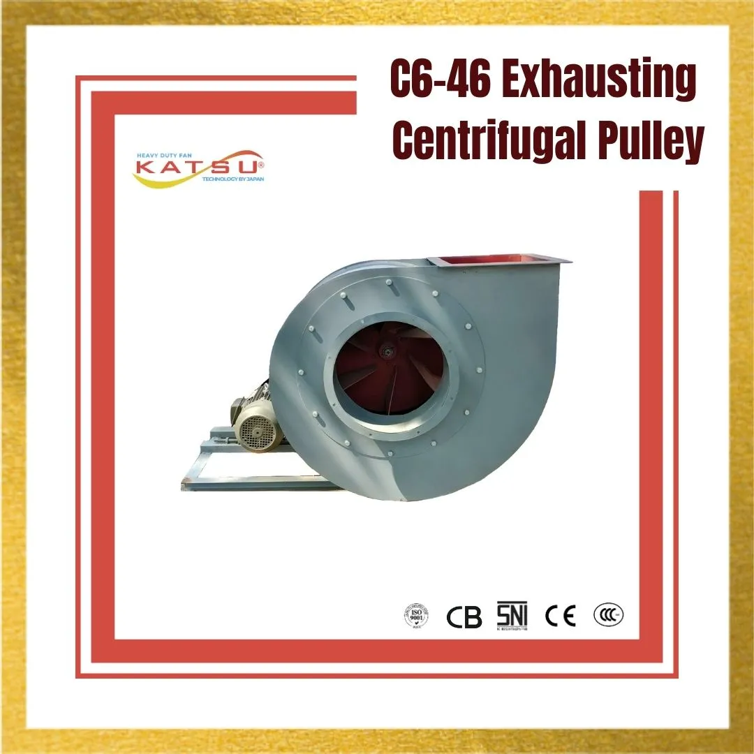 C6-46-5C Exhausting Centrifugal Pulley (4KW)